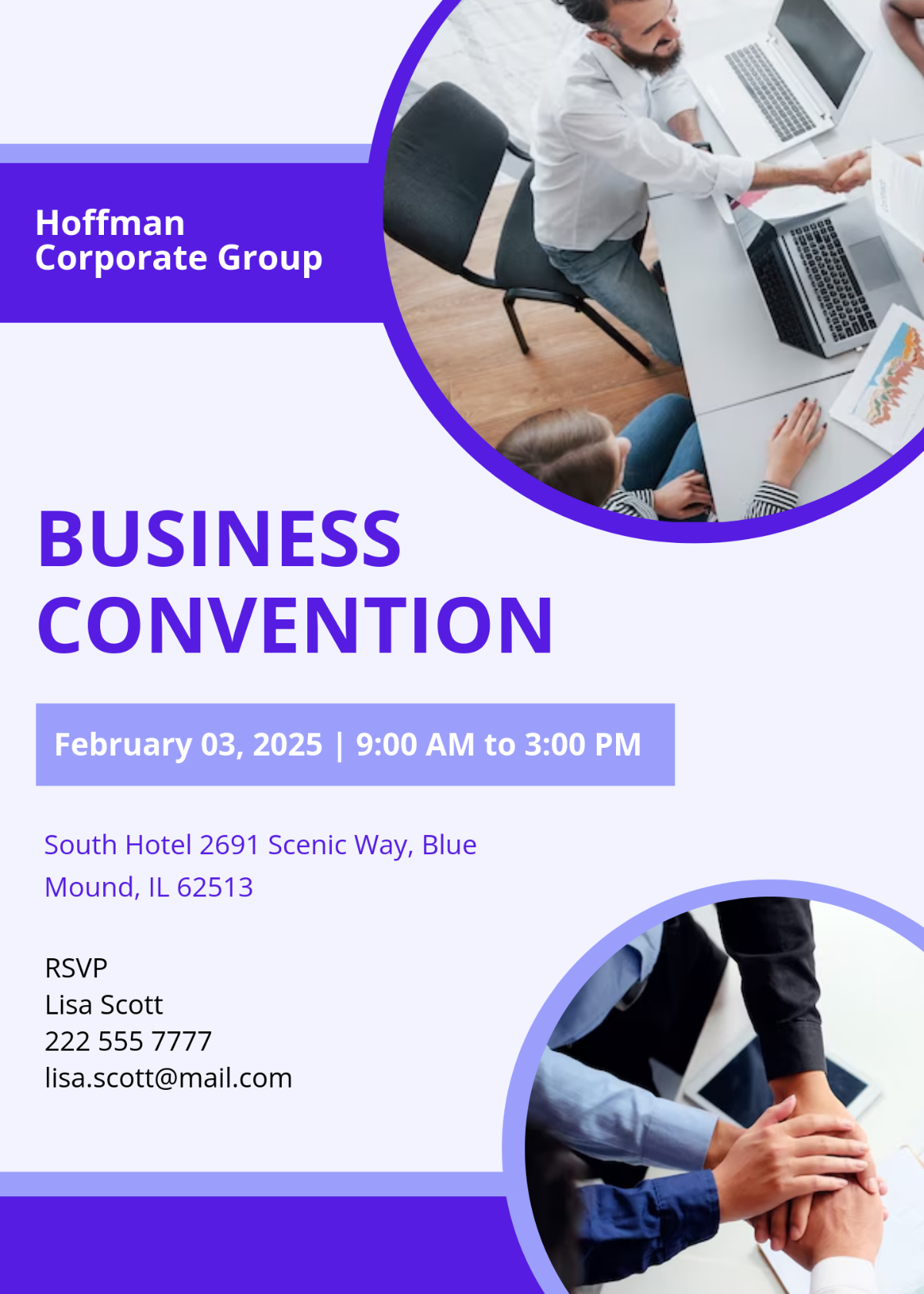 Free Business Invitation Templates Editable And Printable