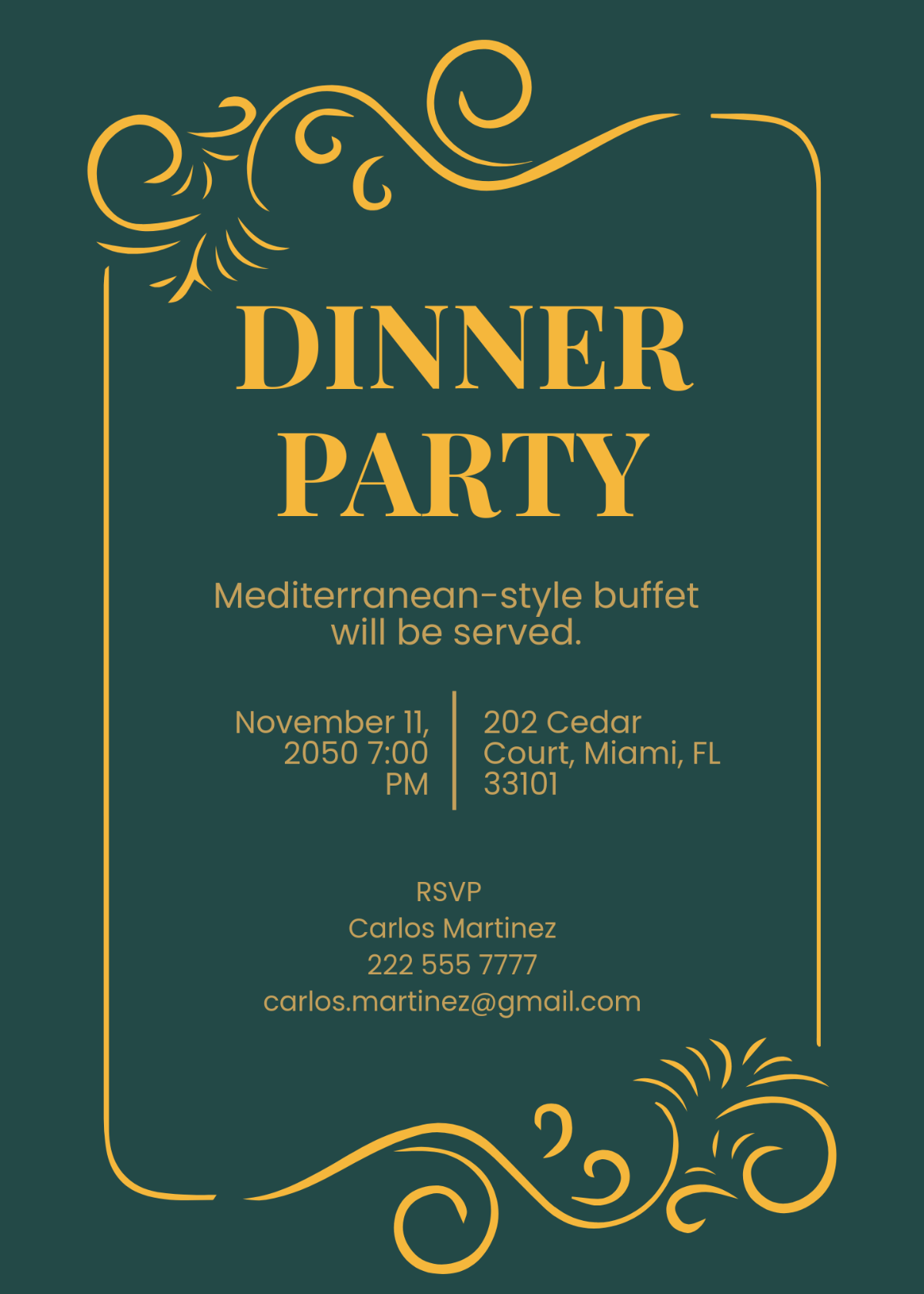 Business Invitation Templates Free Printable