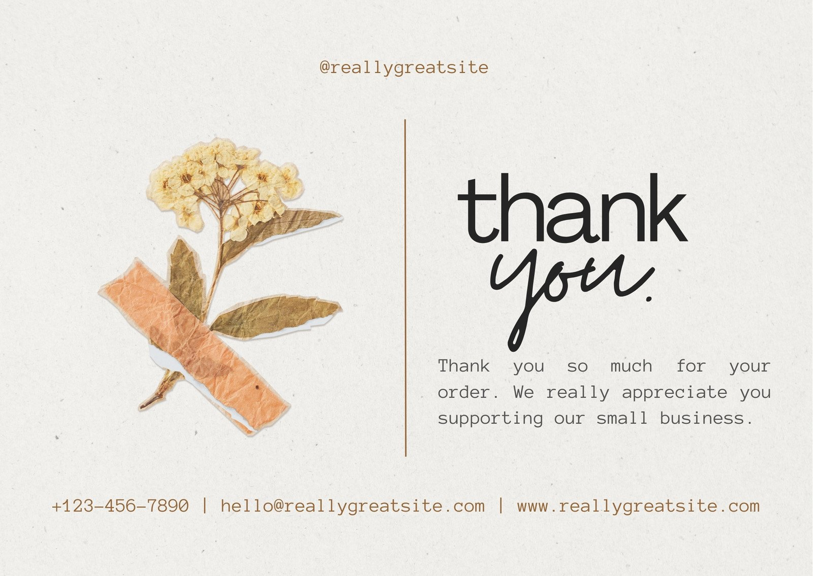 Free Printable Thank You Cards For Business