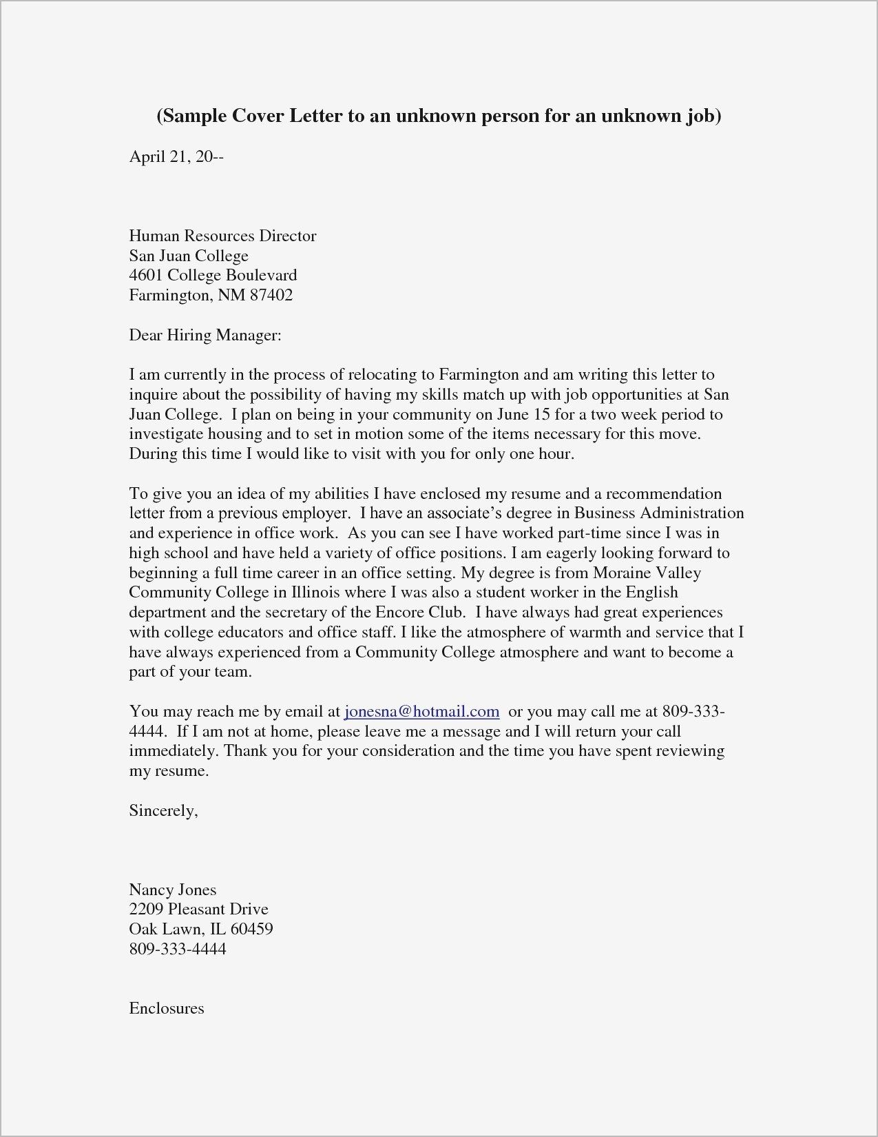 23 Cover Letter Greeting Cover Letter Example Resume 