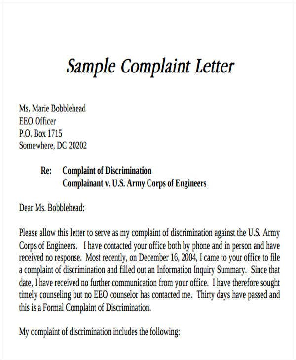 Letter of complaint. Formal complaint Letter. Complaint Letter Sample. Formal Letter of complaint example. How to write a complaint Letter.