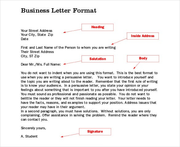 50 Business Letter Templates PDF DOC Free Premium 