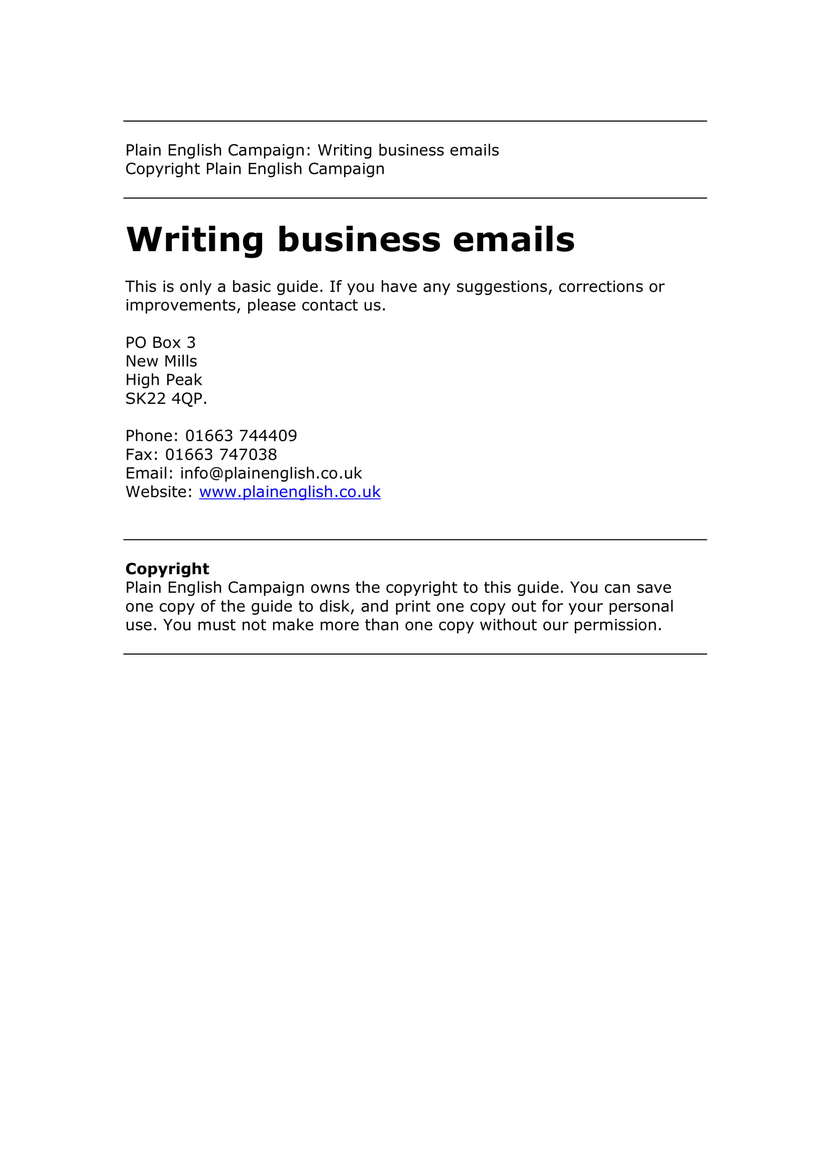 9 Business Email Writing Examples PDF Examples