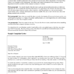 Business Complaint Letter Format Sample How To Write A