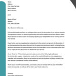 Business Contract Termination Letter Usually For