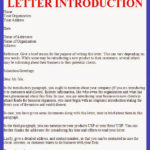 Business Letter Sample Business Letter Introduction