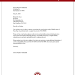 Business Letter Template Free Form Letter With Sample