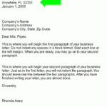 Collection Business Letter Heading Part Of Business Letter