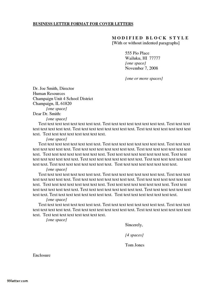 Cover Letter Template Apa Style