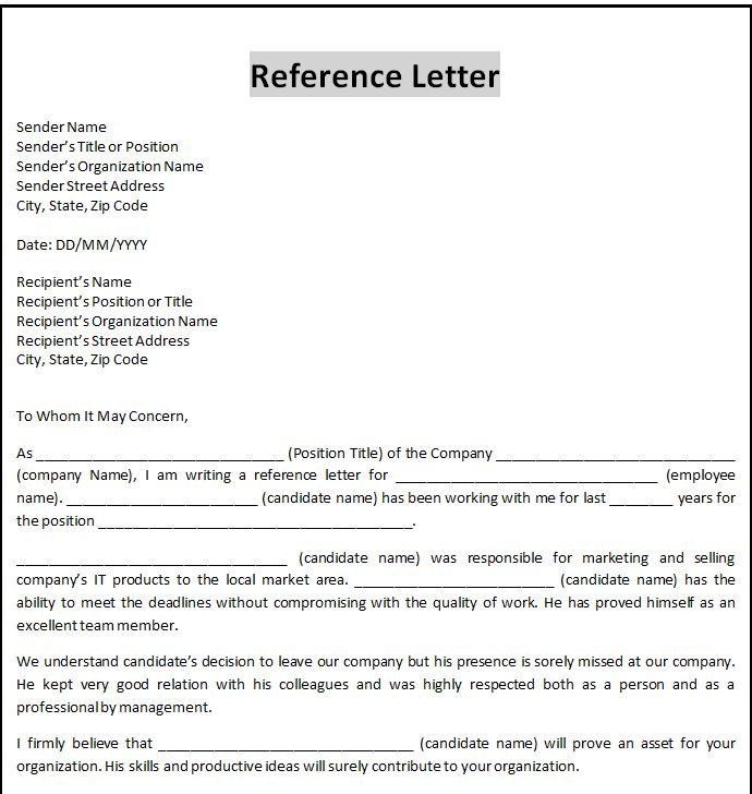 Formal Business Letter Format Word - Business Letter Format