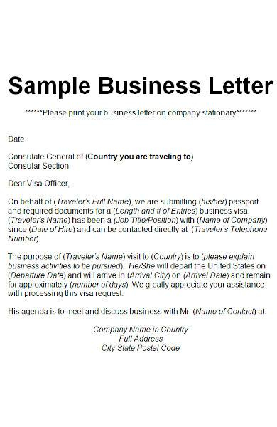 FREE 10 Sample Company Business Letter Templates In PDF