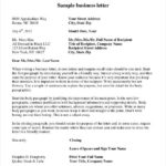 FREE 29 Sample Formal Business Letters Formats In MS Word