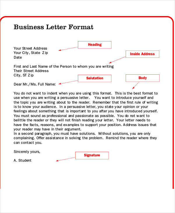 Business Letter Sample PDF
