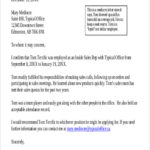 FREE 6 Sample Business Recommendation Letter Templates In