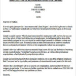 FREE 6 Sample Formal Letter Of Recommendation In MS Word