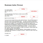 FREE 7 Sample Standard Business Letter Formats In PDF