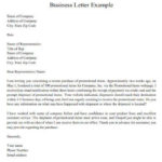 FREE 8 Sample Business Letter Template MS Word In MS Word