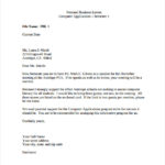 FREE 9 Sample Personal Business Letter Templates In PDF