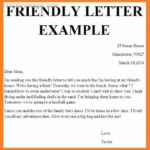 Friendly Letter Template HolidayMapQ