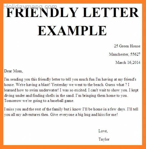 Friendly Business Letter Examples