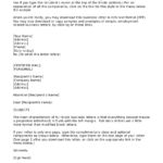 Full Block Style Business Letter Templates Download