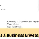 How To Address A Business Formal Letter Envelope YouTube