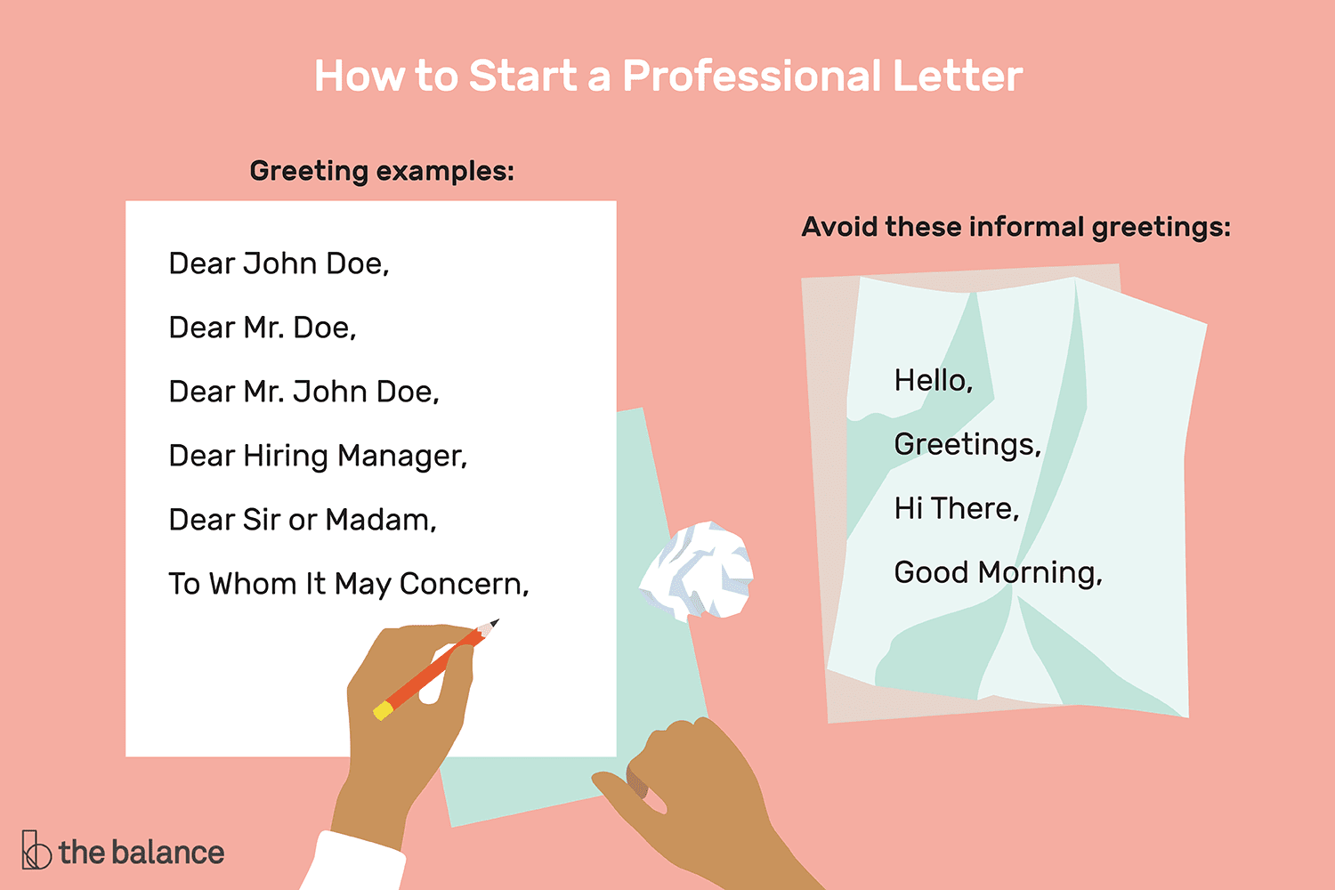 How To Start A Letter With Professional Greeting Examples