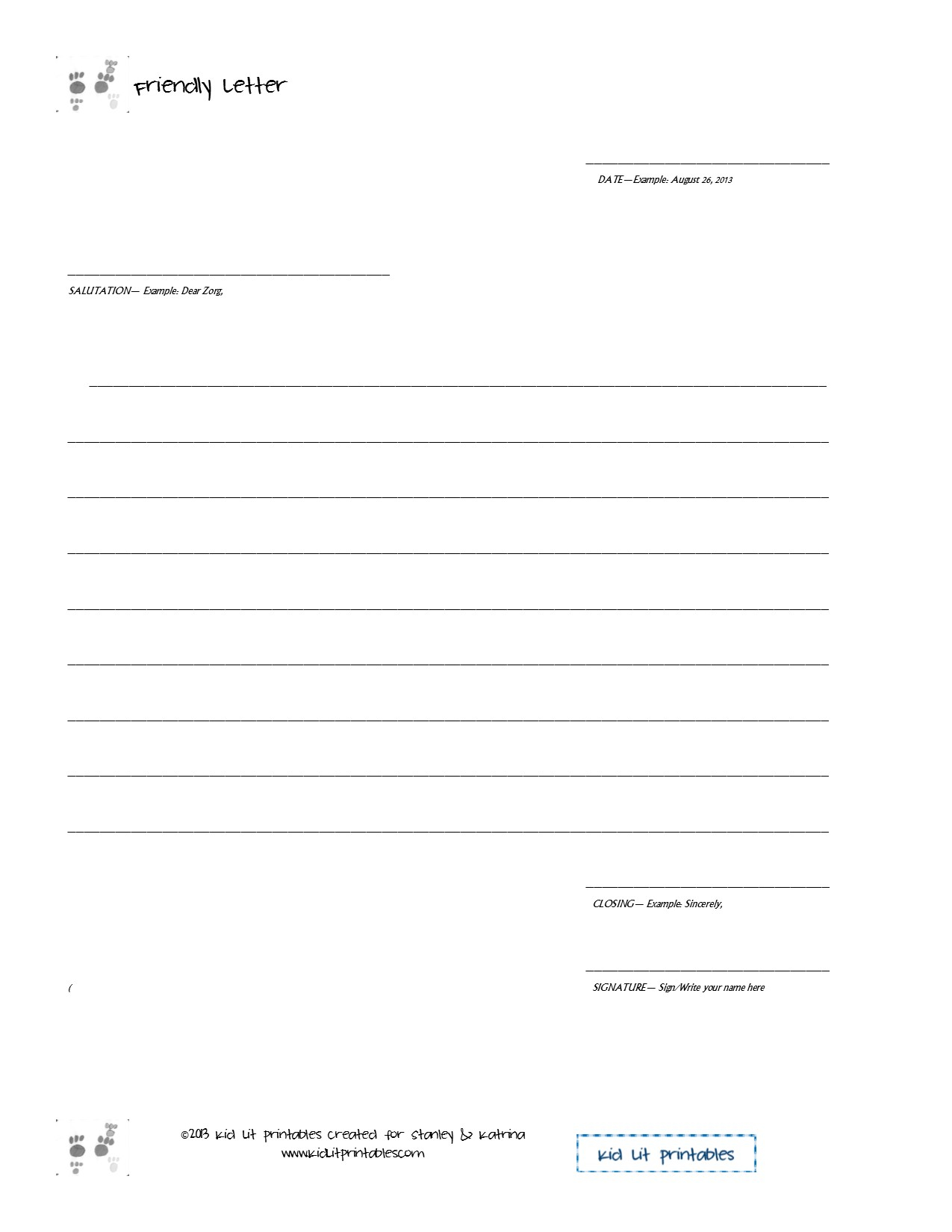 Letter Template Pdf Business Form Letter Template