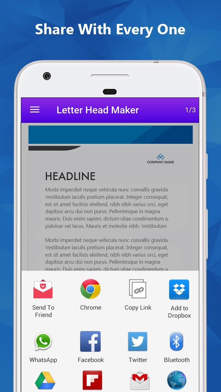 Letterhead Maker Business Letterhead Templates For 