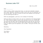 Quality Business Letter Templates