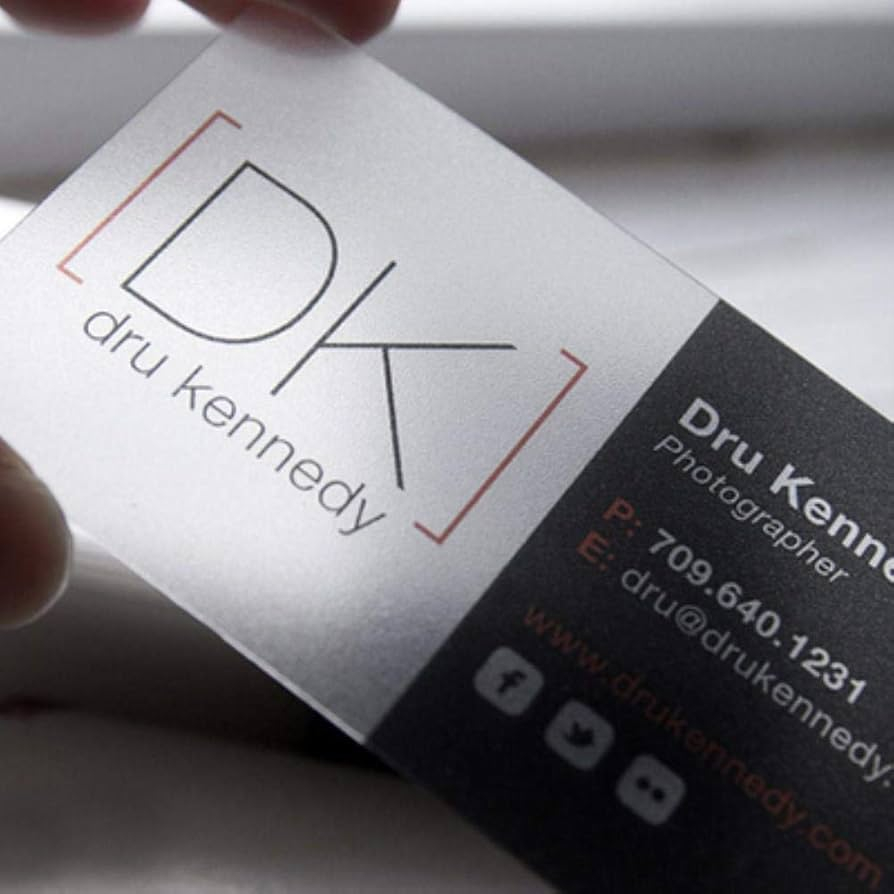 Printable Plastic Business Cards