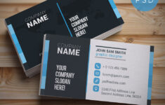 20 Free Business Card Templates PSD Download PSD