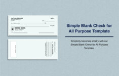 28 Blank Check Template DOC PSD PDF U0026 Vector Formats