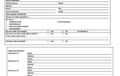 30 Free Credit Application Templates Business Generic