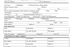 40 Free Credit Application Form Templates Samples