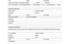 40 Free Credit Application Form Templates U0026 Samples