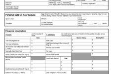 40 Personal Financial Statement Templates Forms TemplateLab