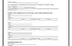 48 Blank Business Credit Application Templates 100 FREE