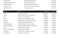 49 Handy Business Budget Templates Excel Google Sheets Word