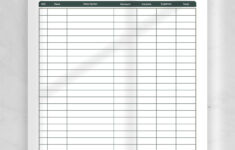 Accounting Ledger Printable Template 2820309