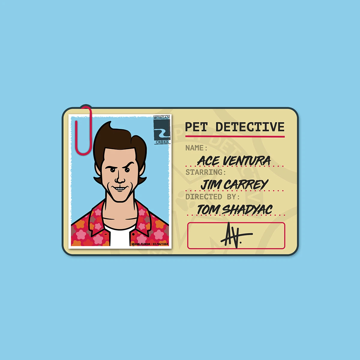 Ace Ventura Business Card Printable