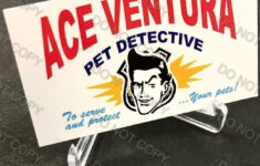 Ace Ventura Pet Detective Costume Replica Movie Prop Business Card Jim Carrey