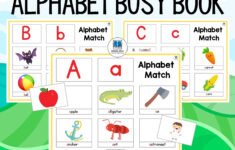 Alphabet Busy Book English Created Resources