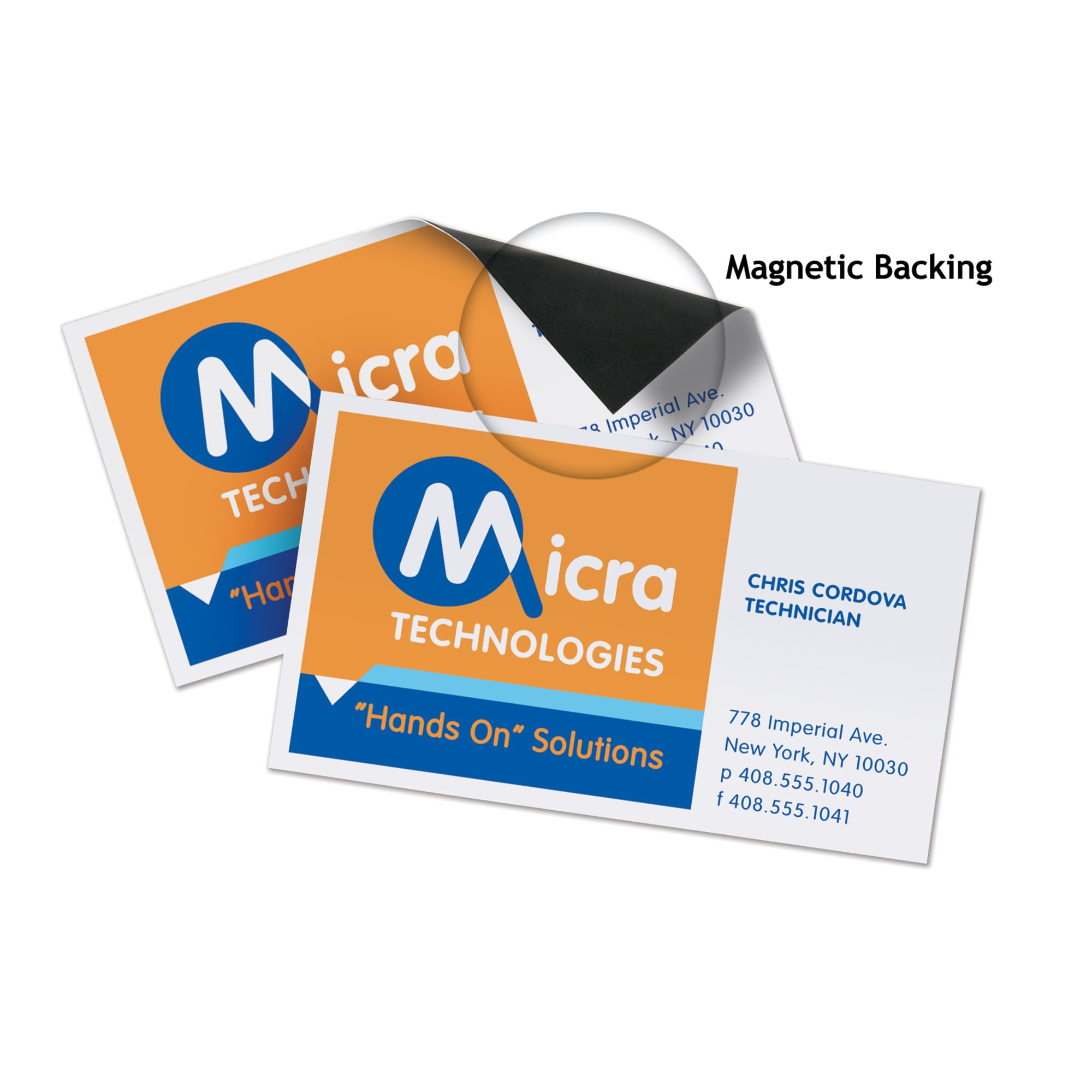 Amazon Avery Magnetic Printable Business Cards 2 X 3 5 Matte White 30 Blank Cards For Inkjet Printers 08374 Business Card Stock Office Products
