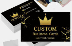Amazon Custom Business Cards Customized With Logo Photo Personalized Business Card Customizable 1000 500 200 100 Double Sided Printable Waterproof For Small Business Office Products
