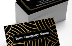Amazon Custom Gold Foil Printed Business Cards 100 Pack Cheap Personalized Cards 16PT 3 5 X 2 Printed In The USA Premium Front Back Sides Customizable From A Desktop Office Products