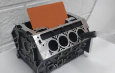 Amazon Ls Business Card Pencil Holder V8 Engine Model Business Card Holder V8 Engine Block Name Card And Pen Holder Engine Block Business Card Stand And Pen Pencil Holder 3D
