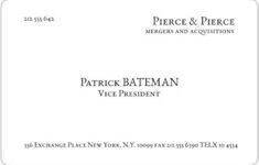Amazon Patrick Bateman Business Card American Psycho Pack Of 3 Stickers Auto Wall Laptop Cell Truck Sticker For Windows Cars Trucks