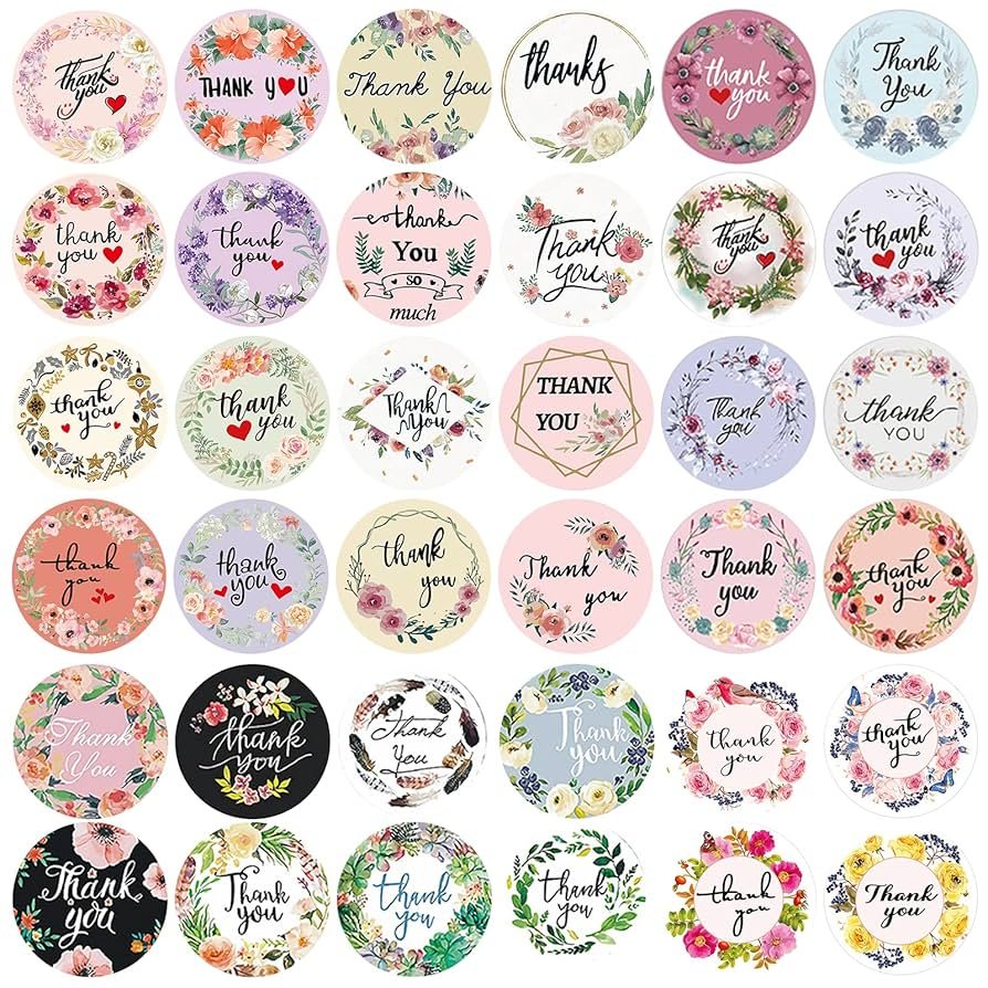 Printable Thank You Stickers For Business