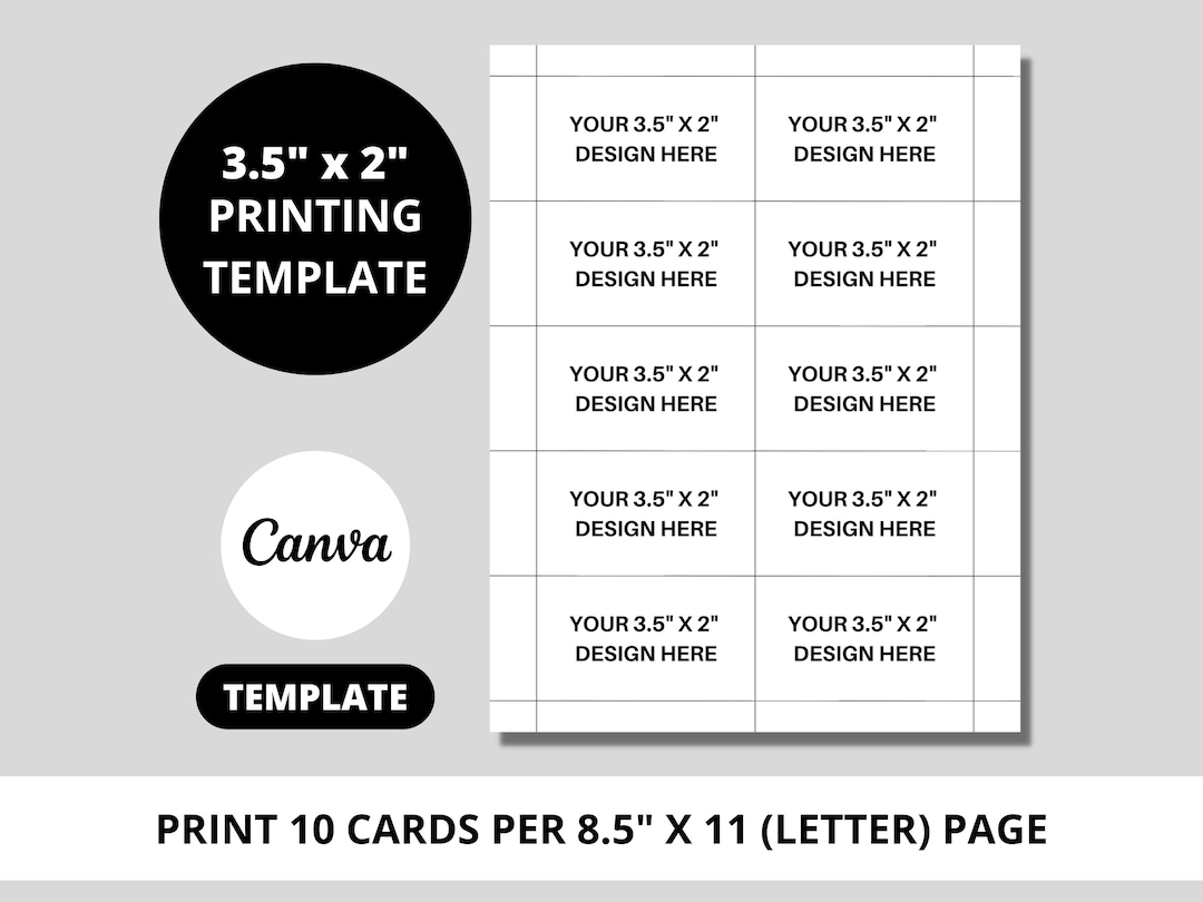 Blank Printable Free Printable Business Card Template